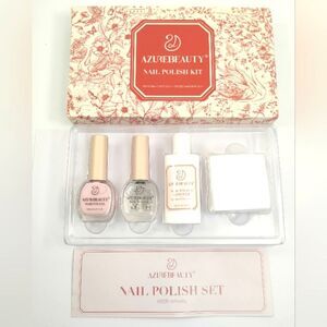 Azure Beauty Nail Polish Set 4 Colors Nude Pink Jelly Transparent